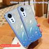 Модный чехол с градиентным покрытием и блестками для Xiaomi Mi 14 13 Pro 12 11 Lite 13T 12T 11T Redmi Note 13 12 Pro 12S 11 11S Силиконовая задняя крышка