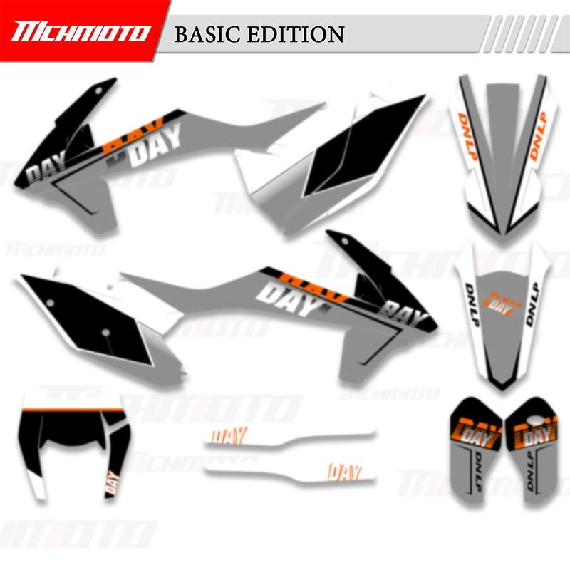 MCHMFG для KTM 125 250 300 350 450 SX SXF 2016 2017 2018 EXC XCW 2017 2018 Комплекты наклеек с полным графическим фоном