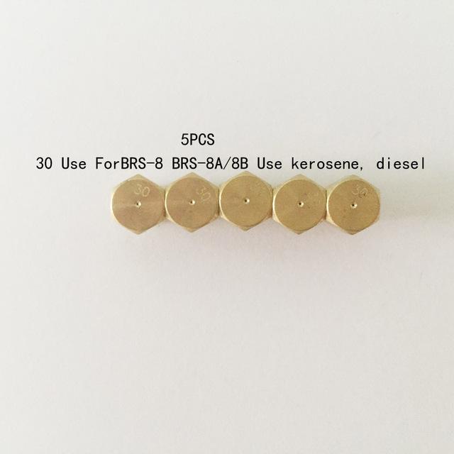BRS 5 шт. запасная насадка для масляной горелки походное оборудование BRS-12A BRS-8 30# 33# 35# газовая горелка аксессуары