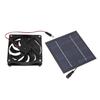 Комплект вентилятора на солнечной панели 50 Вт Питание Портативный для теплиц Сараи Курятник Дом для питомцев Вытяжка для окна