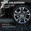 Car Sticker 4Pc Car Wheel Hub Center Cap Sticker Metal Emblem Sticker For Mercedes-Benz AMG C450 C200 C220 C250 C300 C400 W205 S