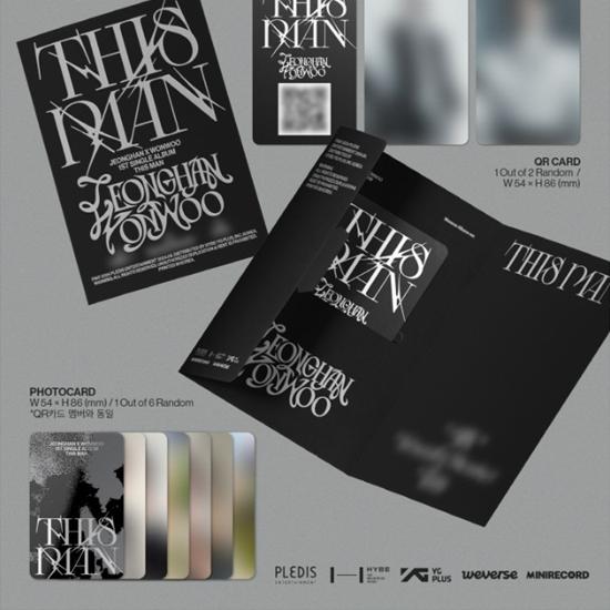 ВОНУ ДЖОНГАН SEVENTEEN - сингл 1-й [THIS MAN] Weverse Albums ver.