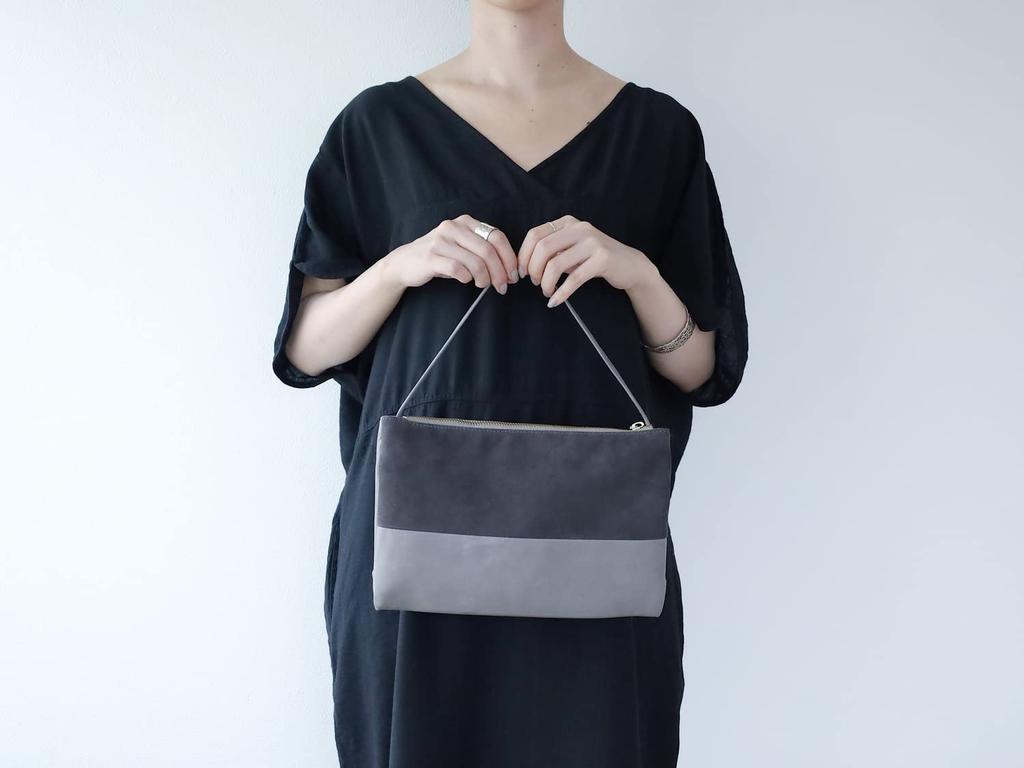[drip] Adjustable Strap Length Bag for Everyday Use [HIBI] (gray)