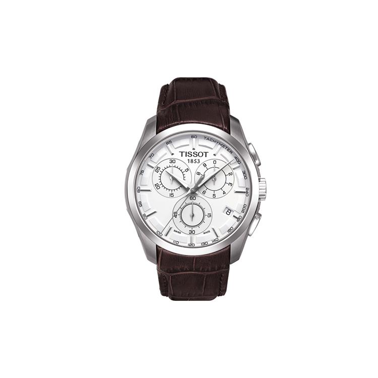Tissot Kutu Collection Мужские кварцевые часы Часы 41 мм Серебристый циферблат Корпус из нержавеющей стали T035.617.16.031.00