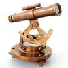 Brass Alidade Telescope 12.7 Cm with Base Compass