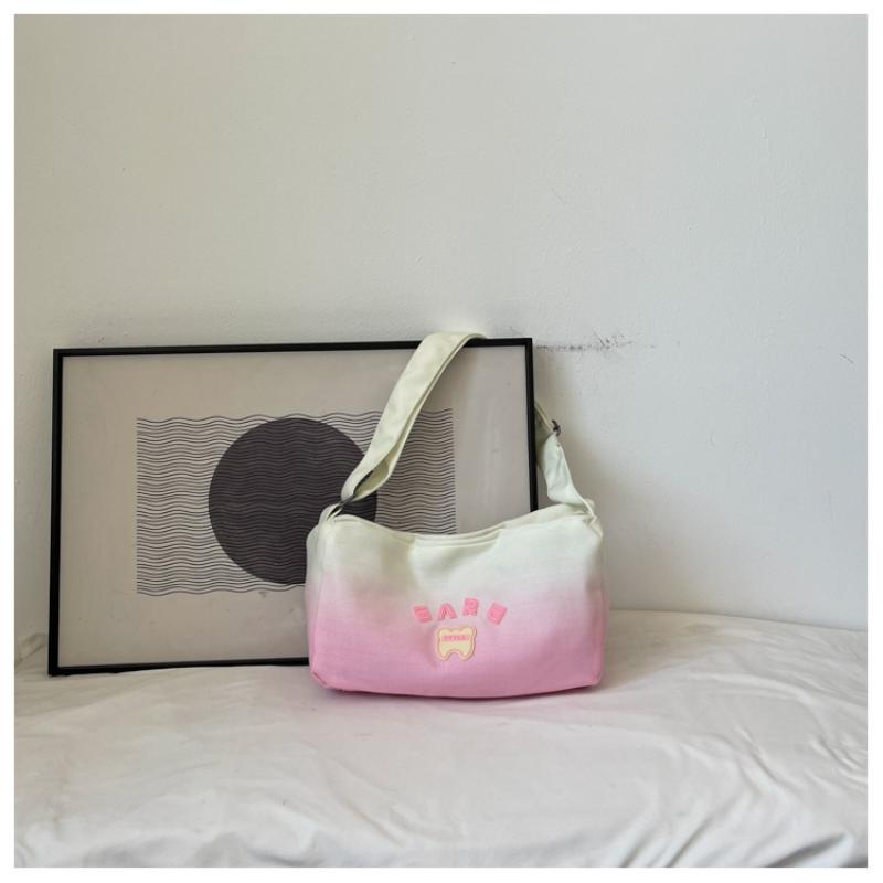 Холщовая сумка Candy, женская сумка через плечо, свежая сумка-подушка, тканевая сумка, большая вместительная сумка на плечо