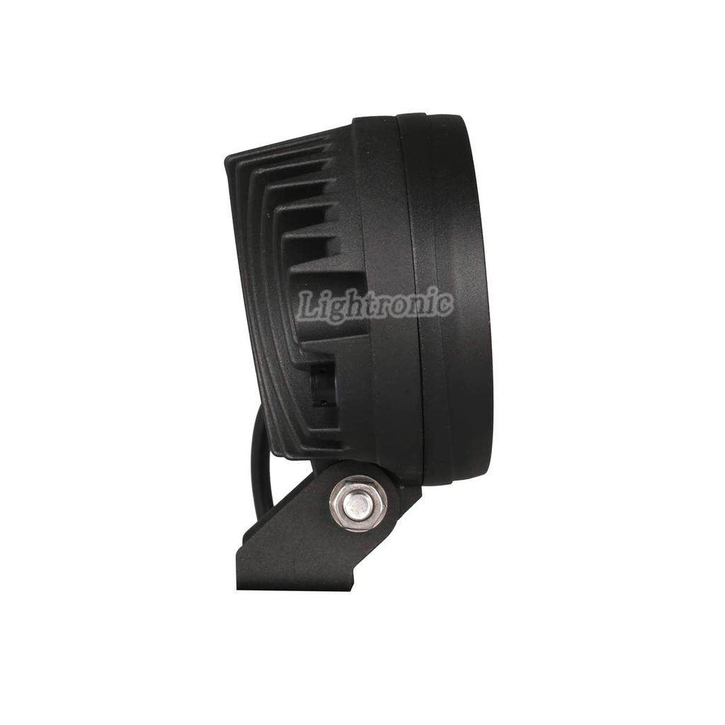 Lightronic Narrow Angle LED 155mm Fog 6000K White IP68 Compatible with for and 4-Piece Searchlight, 60W, Diameter, Light, Light, 6000LM, Waterproof,