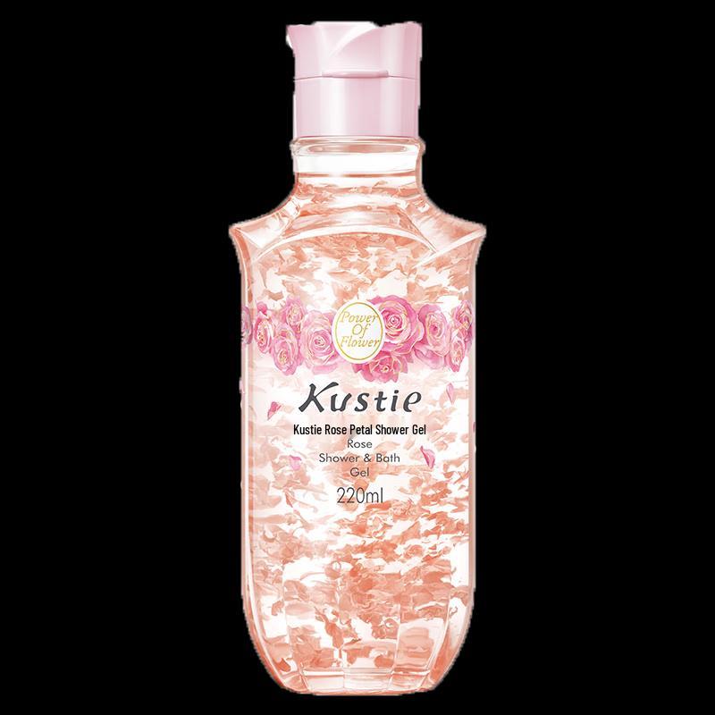 Kustie New Rose Petal Shower Gel Twin Pack