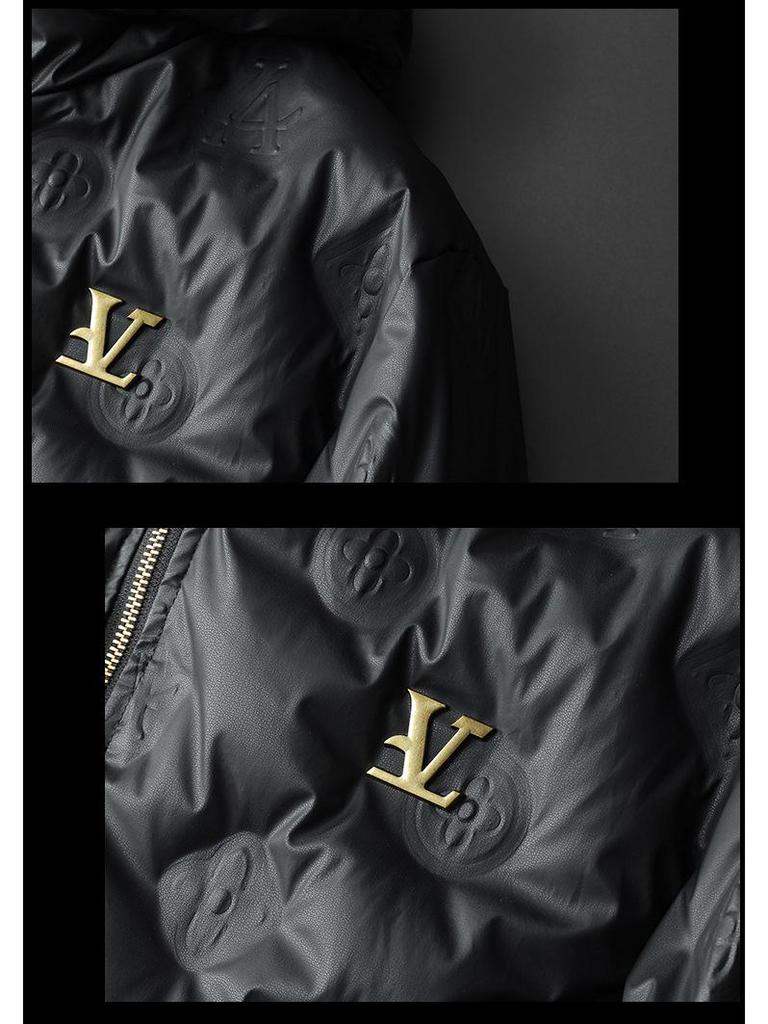 Мужская роскошная пуховая куртка с капюшоном - Европейская высококачественная 90% белый утиный пух Зимнее пальто