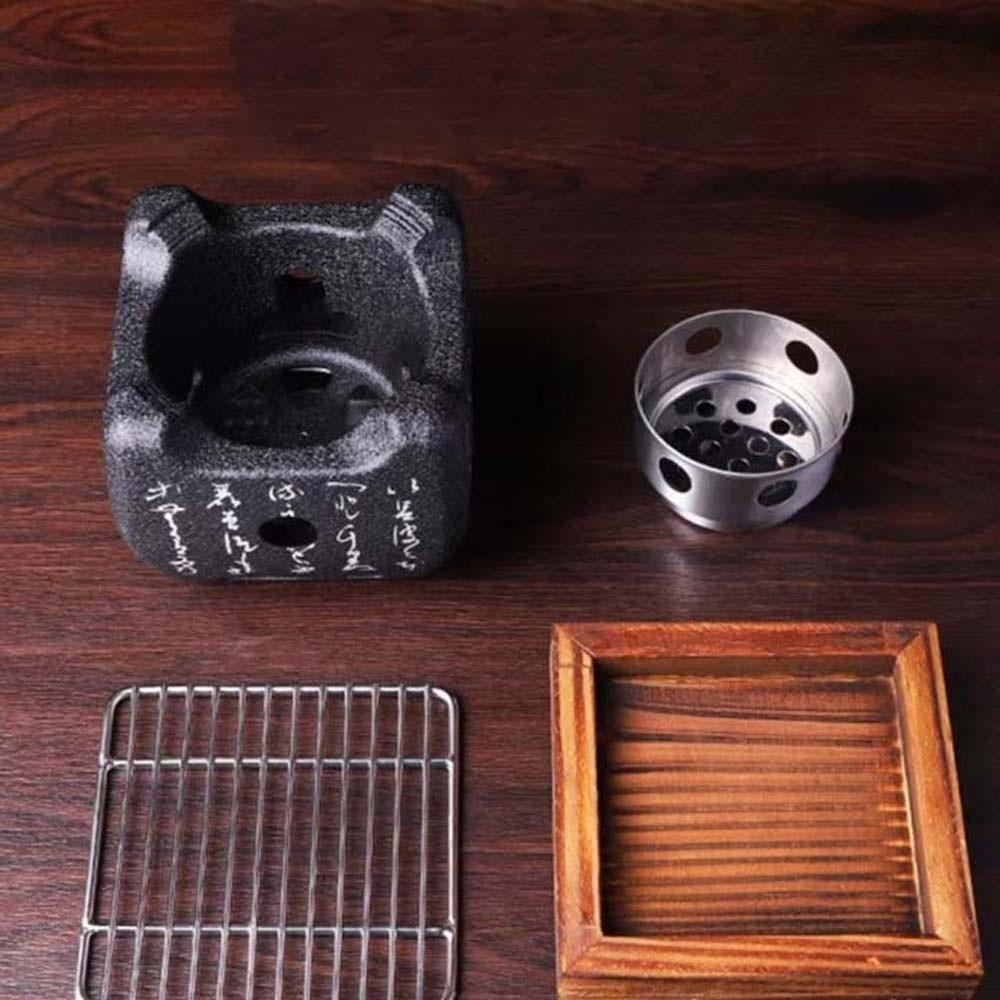 Алюминий Цинк Цинковый сплав Угольная плита Японский стиль Барбекю гриль Портативный угольный гриль Уличный