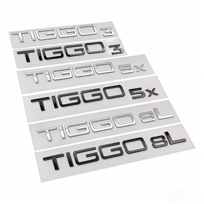 Подходит для Tiger 5 Tiger 7 Tiger 8 задняя наклейка с буквой 3X5X8L задняя дверь TIGGQ Английская наклейка со знаком