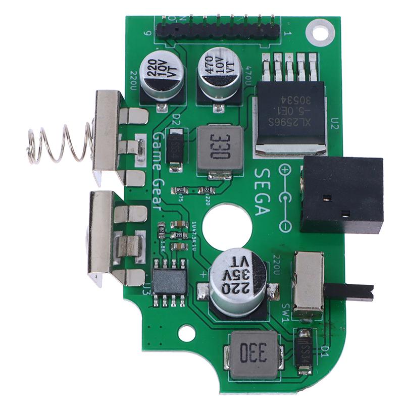 Pre-soldered Dry Lithium Battery Compatible Game Gear GG All Edition Replace Power Supply On Off Board IC Capacitors Repair