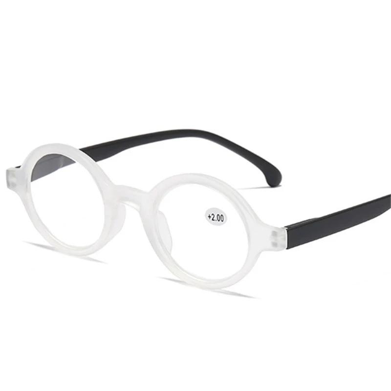 Sighttoo Vintage Round Frame Reading Glasses For Women's Light Eyeglasses For Men Diopters +1+1.5+2+2.5