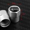 For Audi 8V4Pcs Metal Car Wheel Cover Tire Valve Stem Caps Auto Accessories For Audi Q5 Q7 S1 S2 S3 S4 S5 S6  A3 A4 A5 A6 A7 A8 S4 S6 Q3