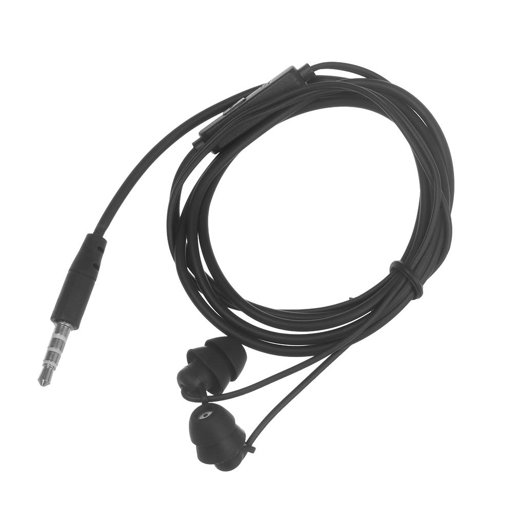 3.5mm Silica Gel Noise Reduction Earphones In-Ear Headset Sleep Headphones Noise Reduction