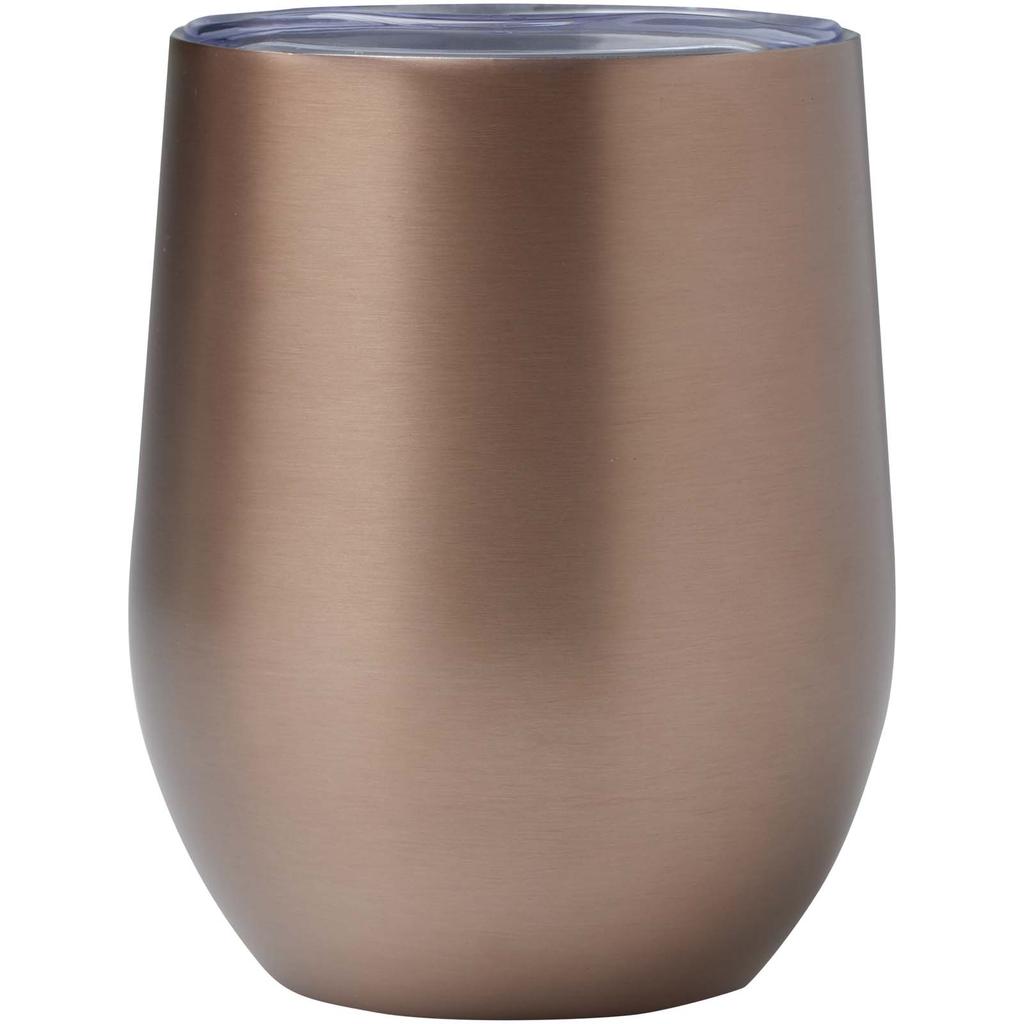 Glass "Corzo" 350 ml RCS-certified recycled stainless steel copper-insulated mug Bronze