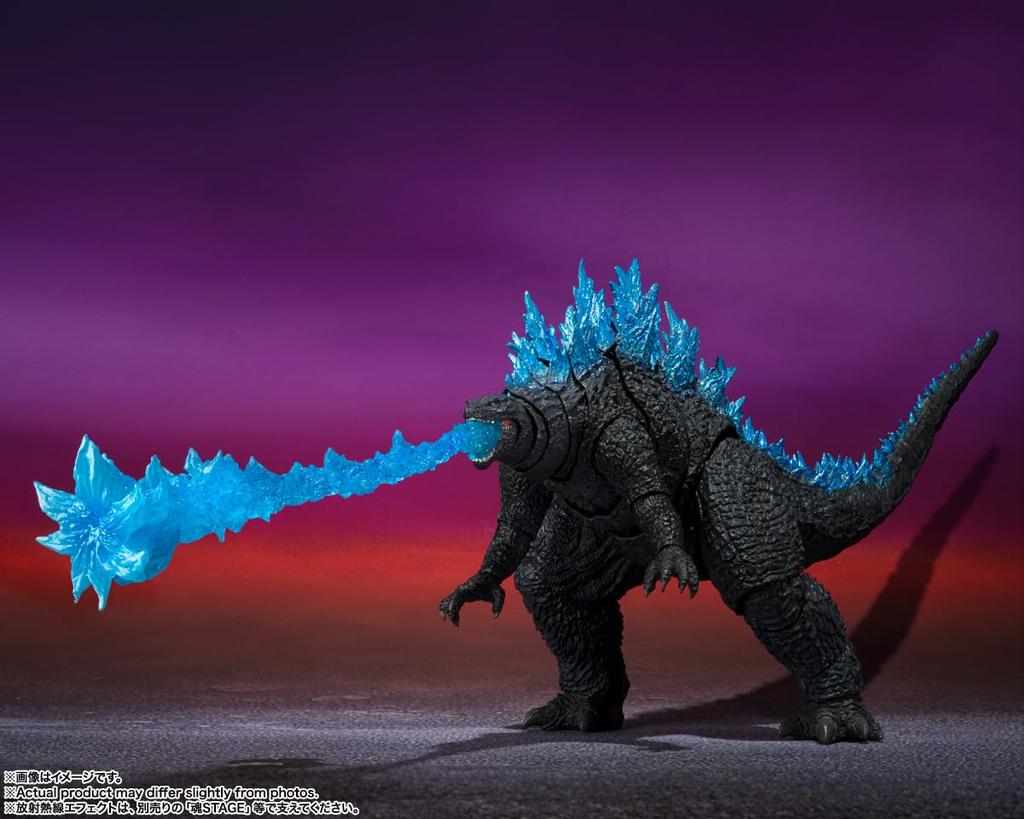 TAMASHII NATIONS Monster Arts GODZILLA FROM GODZILLA X THE NEW EMPIRE Godzilla X Kong New Empire Approximately 160mm PVC Painted Movable Figure S.H.