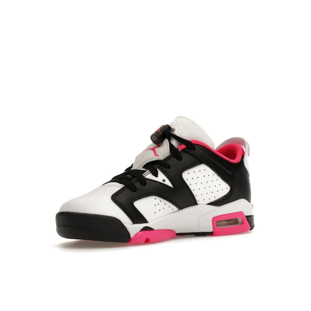 Кроссовки Air Jordan 6 Retro Low GS Fierce Pink Kids Белый Черный 768878-061