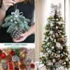 9Pcs/set Home Supplies Party Hanging Ball Christmas Tree Ornament Pinecone Pine Nuts