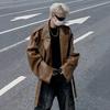 Mens Short PU Leather Jacket Casual Biker Style Loose Fit Streetwear