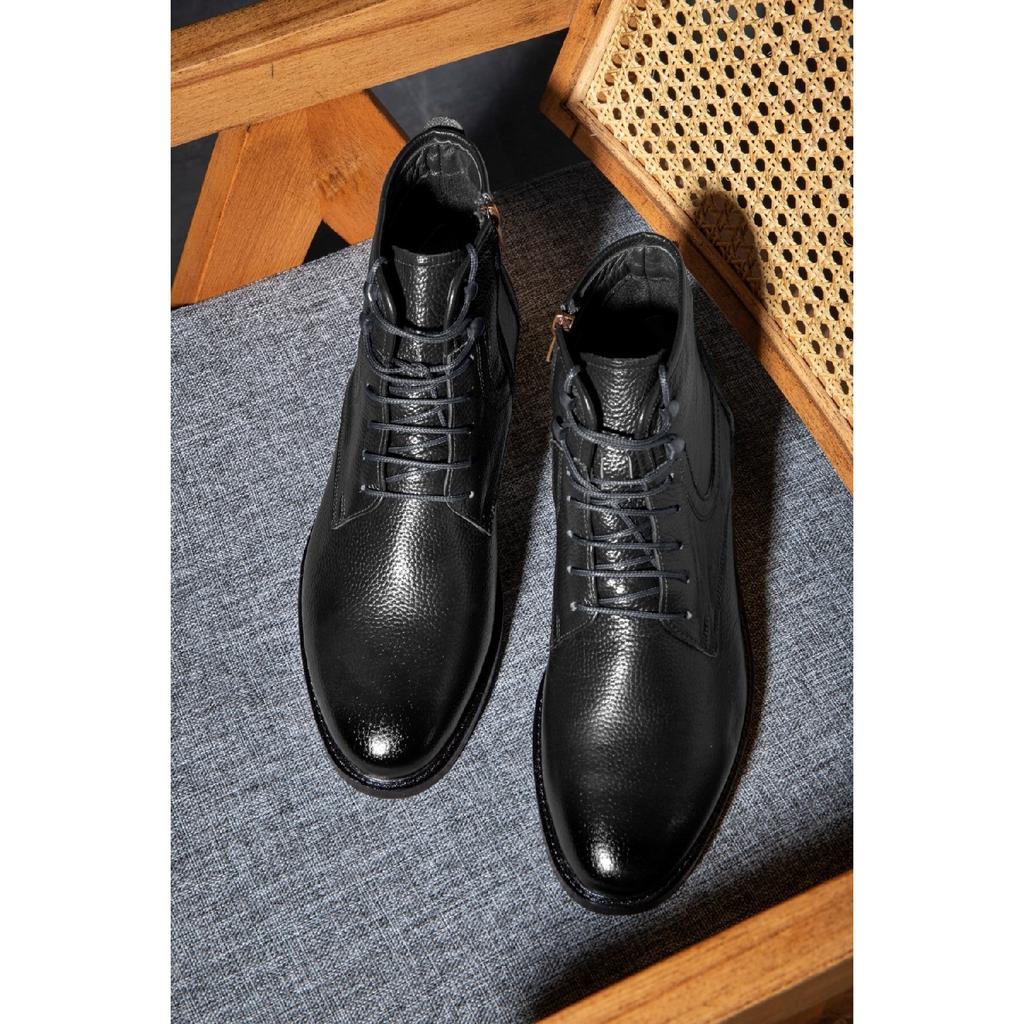 Мужские ботинки Rico из натуральной кожи со шнуровкой на резиновой подошве, ботинки на шнуровке