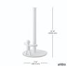 Official Umbra Buddy Paper Towel Kitchen W19 X D18 X White Holder, Storage, H34cm,