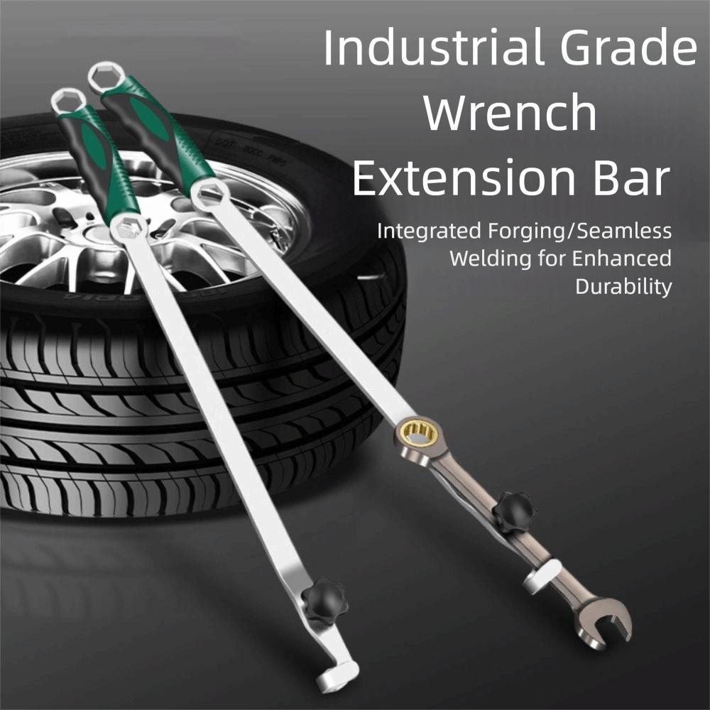 Extra Leverage Spanner Extension Tool Carbon Steel Heavy Duty Spanner Extender Tight Space