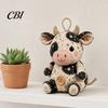 Table Decoration Plush Mouse Patchwork DIY Sewing Kit, Handmade Craft Set with Floral Fabric, Stuffing & Stuffed Animal Kit Buttons, Cute Ornament for