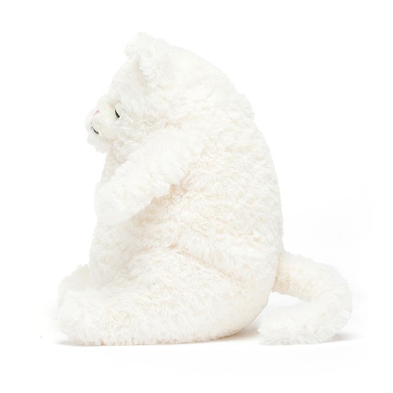 Jellycat Серия «Кошки» Любовь к животным Котёнок Успокаивающий крем Кукла Плюшевая кукла Высота 15 см