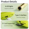 HD Camera Endoscope Handheld Kid's Borescope 8LEDs Waterproof Probe Observation Camera Cute For Children/Adults