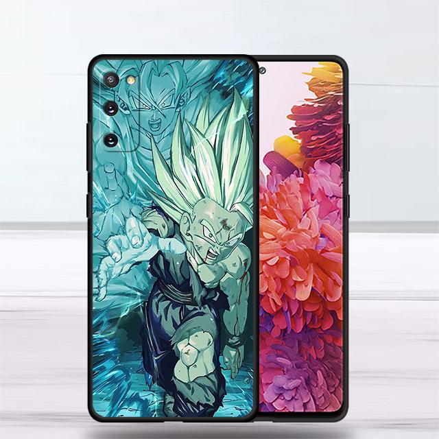 Чехол-аниме для Samsung Galaxy S20 FE S9 S21 S10 S22 Ultra 5G S21 Plus S7 S10e S8 черный мягкий бампер Dragon G-Gokus чехол Funda