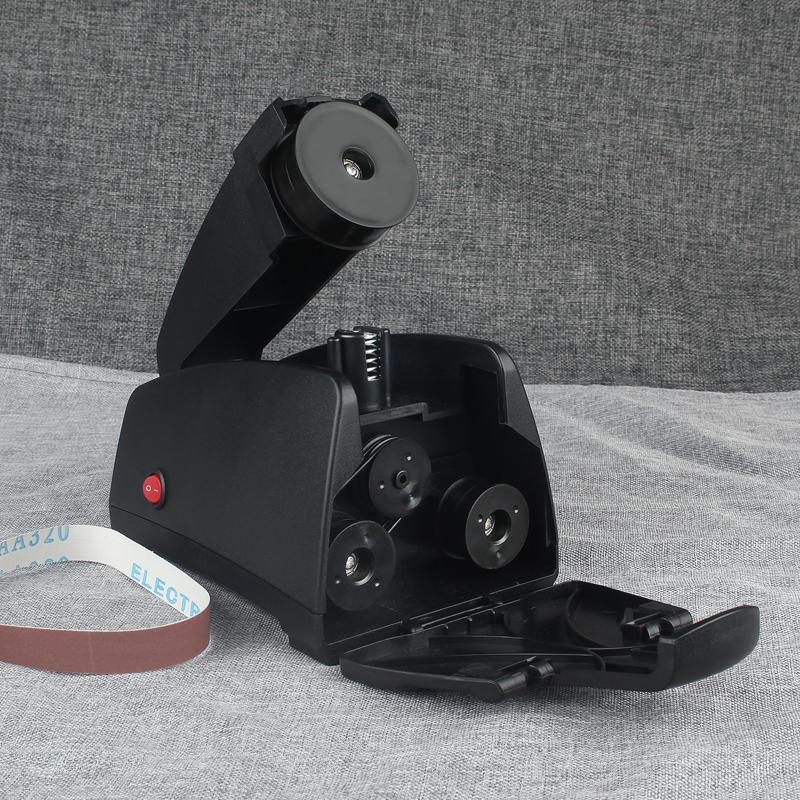 ГРИНДЕР Электрическая точилка для ножей Ленточный шлифовальный станок 120/320/600/1000# EU ВИЛКА Кухонная система заточки 100-240В Инструмент для полировки DIY