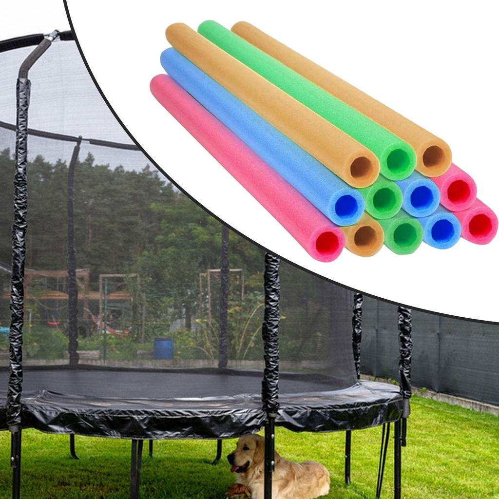 12 Поролоновых чехлов для батутных стоек, Легкая набивка и Садовые аксессуары