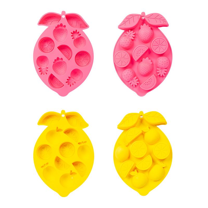 Силиконовые формы для кубиков льда в форме клубники/арбуза, подносы для кубиков льда, устройства для изготовления кубиков льда, многоразовые инструменты для льда для кухни, вина