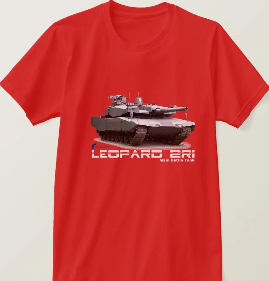 German LEOPARD 2 Revolution Main Battle Tank TShirt Summer Cotton Short Sleeve ONeck Mens T Shirt New S3XL