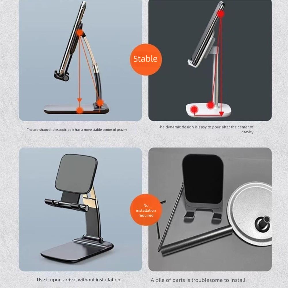 Силиконовая защита Подставка для мобильного телефона Регулируемый настольный держатель для планшета Новый кронштейн для смартфона