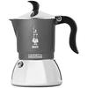 Cafetière À Induction Bialetti Fiammetta - 4 Tasses - Convient À Tous Les Feux - Design Élégant - Gris