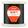 VEVOR 2.38 mm Wire Rope Kit, 50.3 m Length, 304 Stainless Steel Wire Cable, 2 kN Breaking Strength, 7 x 7 Strands Construction