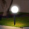 LED Solar Globe Powered Garden Light Waterproof for Yard  Patio  Landscape Cool White Solar Outdoor Light