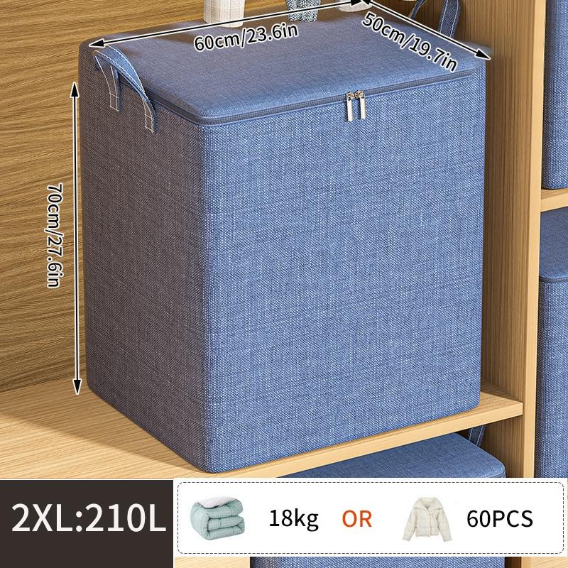 Складной органайзер для одежды, сумка для хранения одежды, вместительный органайзер для шкафа, контейнер для хранения, ящик для хранения с ручкой