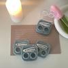 Solid Color Girls Contact Lenses Box Lens Case Women Portable Cute Glasses Case Holder Eyes Care Tools Kit Set Container