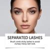3D curled black mascara - waterproof, long-lasting, lengthening, curling, with distinct individual lashes, gentle and nourishing for eyelashes.