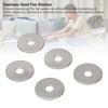 Набор из 500 плоских шайб 4x15x0,5 мм из нержавеющей стали, высокопрочные плоские шайбы для винтов M3, болтов