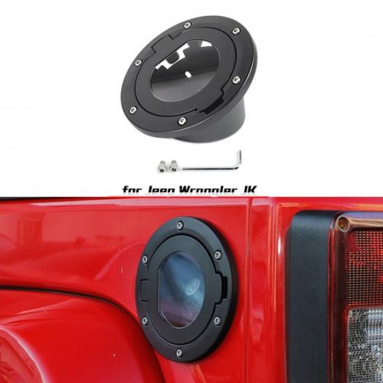 Exterior Side Door Fuel Tank Filler Lip Cover Gas For Jeep Wrangler JK JKU 07-18