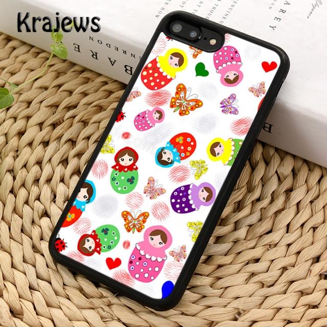 Krajews Russian Matryoshka Dolls Soft Phone Case Cover For IPhone 18 17 Air 16 15 14 plus 11 12 13 pro max coque Fundas