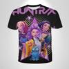 2025 Movie KPop Demon Hunters T-shirt Summer Short Sleeve Tee for Casual Loose Girl Boy Graphic Printed Tops