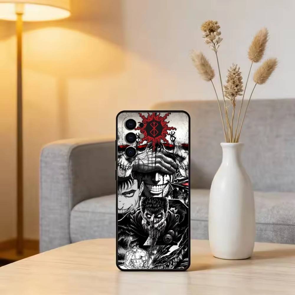 Крутой Популярный Чехол Для Телефона С Комиксом B-Berserk Для Samsung S25,S24,S21,S22,S23,S30,Ultra,S20,Plus,Fe, Мягкий Силиконовый Черный Чехол