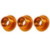 3pcs M19 Crank Cover Screws Rustproof High Accuracy Aluminum Alloy Bike Crank Cover Screws for
