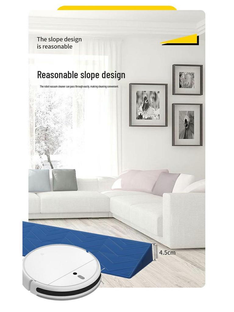 Пороговой подъемный пандус для комнатных роботов-подметальщиков