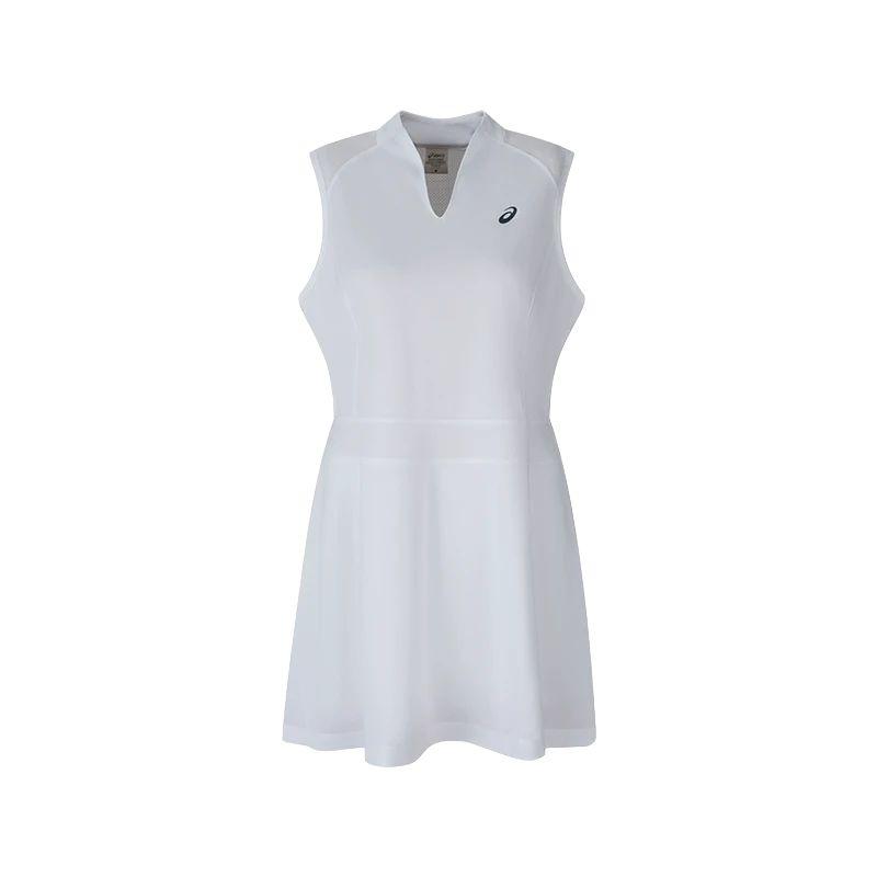 New Asics SS25 Sleeveless Dress Women's White 2042A372-101